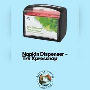 (2) - Table Top Napkin Dispenser | Black | Tork N4 Xpressnap | RRR Restaurant